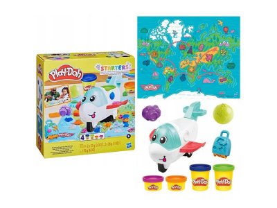 Набор игровой Play-Doh Starters Самолет-путешественник 1-00425551_1