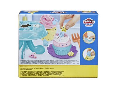 Набор Play-Doh Kitchen Creations: Кафе мороженое/Кексы на десерт/Закуски и бутерброды/Поп-корн и кон 1-00425555_4