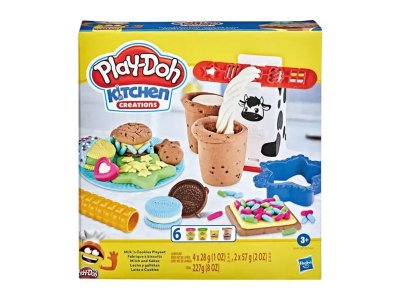 Набор Play-Doh Kitchen Creations: Веселая лапша/Молоко и печенье/Гамбургер и картофель/Карусель с мо 1-00425556_3