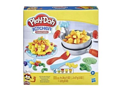 Набор Play-Doh Kitchen Creations: Веселая лапша/Молоко и печенье/Гамбургер и картофель/Карусель с мо 1-00425556_4