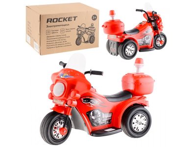 Электромотоцикл Rocket Мотоцикл шерифа детский,1 мотор 20 ВТ 1-00425904_1