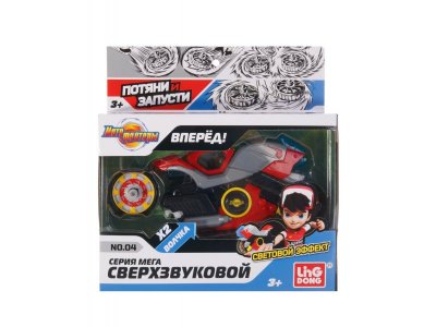 Набор игровой Moto Fighters Боевой мотоцикл с волчком Сверхзвуковой 1-00427267_6