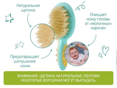 Набор для волос Roxy-Kids Расческа-щеточка детская с гребешком 1-00428369_2