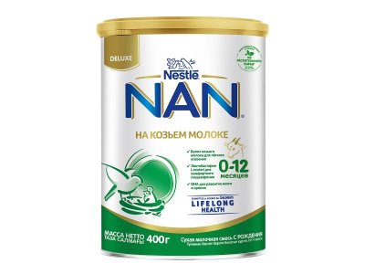 Cмесь NAN на козьем молоке с 0 до 12 месяцев, 400 г 1-00367531_6