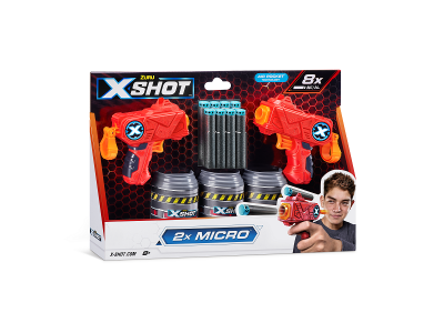 Набор игровой Zuru X-Shot Excel Micro (бластер - 2 шт., мишень - 3 шт., стрелы) 1-00429853_7