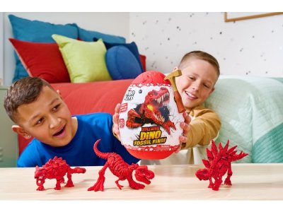 Набор игровой Zuru Robo Alive Dino Fossil красный раскопки динозавра, средн, звук, свет 1-00429860_15