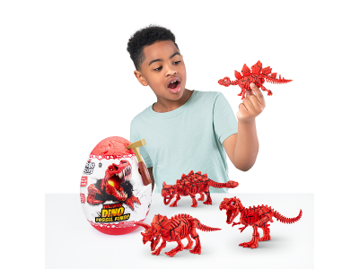 Набор игровой Zuru Robo Alive Dino Fossil красный раскопки динозавра, средн, звук, свет 1-00429860_17