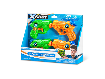 Водный бластер Zuru X-Shot Water Nano Drencher 4 шт. 1-00429880_2