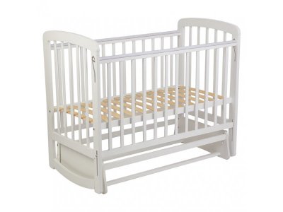 Кроватка Polini kids Simple 304 с маятником 1-00428521_1