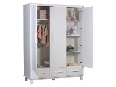 Шкаф трехсекционный Polini kids Simple 3415, с ящиками 1-00428551_1