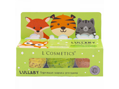 Шарики бурлящие L'Cosmetics Lullaby 55 г*3 шт. 1-00430092_1