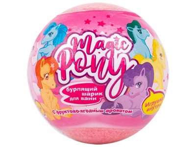 Шар бурлящий L'Cosmetics Magic pony с игрушкой 130 г 1-00430093_2