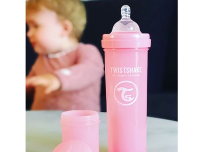 Бутылочка Twistshake Pastel антиколиковая для кормления 180 мл 1-00218515_6