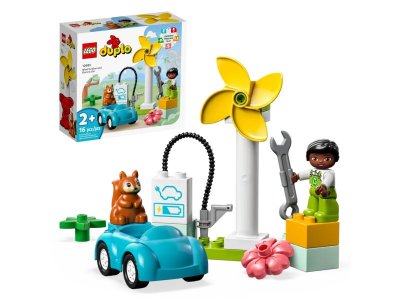 Конструктор Lego Duplo Ветряная турбина и электромобиль 1-00430349_1