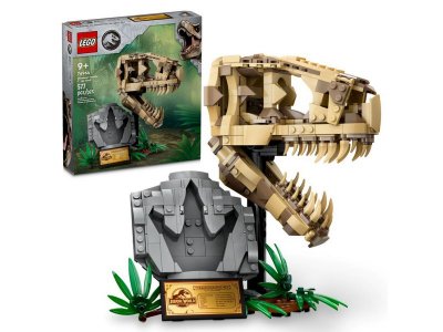 Конструктор Lego Jurassic World Окаменелости динозавров: Череп Тираннозавра Рекса 1-00430368_1