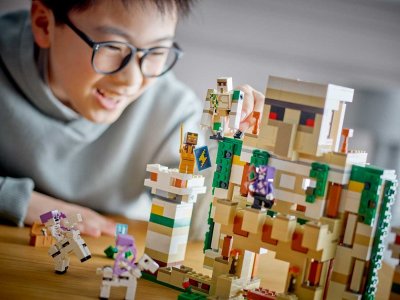 Конструктор LEGO Minecraft Крепость Железного Голема 21250 1-00430383_2