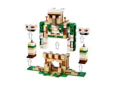 Конструктор LEGO Minecraft Крепость Железного Голема 21250 1-00430383_4