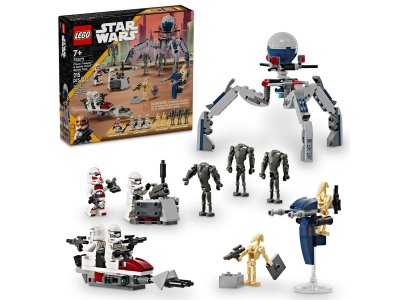 Конструктор Lego Star Wars Боевой набор: Клоны и боевой дроид 1-00430406_1