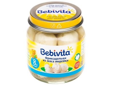 Пюре Bebivita Фрикадельки из мяса индейки 100 г 1-00431315_1