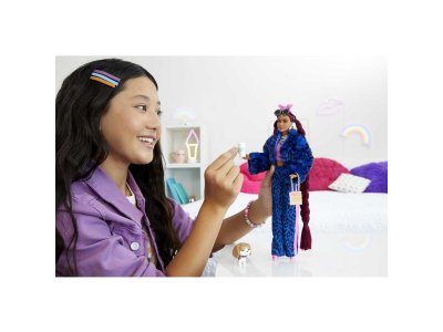 Набор игровой Barbie Extra Кукла с модными аксессуарами и фигуркой питомца 1-00420099_12