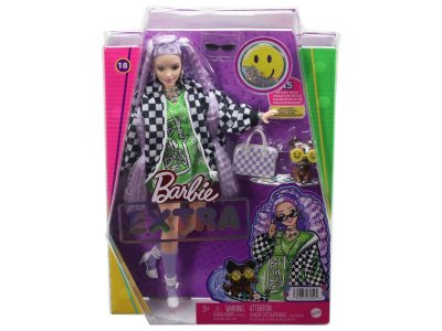 Набор игровой Barbie Extra Кукла с модными аксессуарами и фигуркой питомца 1-00420099_14