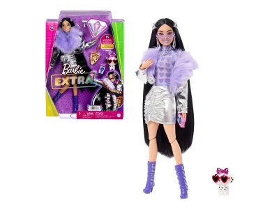 Набор игровой Barbie Extra Кукла с модными аксессуарами и фигуркой питомца 1-00420099_16