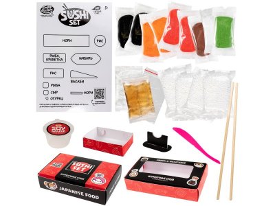 Набор для лепки Slime Лаборатория Funny Kitchen Sushi set 1-00431511_7