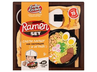 Набор для лепки Slime Лаборатория Funny Kitchen Ramen set 1-00431513_1