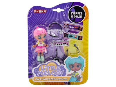 Набор игровой Funky Toys куколка Адель с музыкальными аксессуарами 1-00431545_1