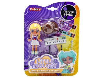 Набор игровой Funky Toys куколка в платье Деми с музыкальными аксессуарами 1-00431550_1