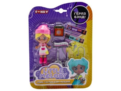 Набор игровой Funky Toys куколка в шапке Бритни с музыкальными аксессуарами 1-00431552_1