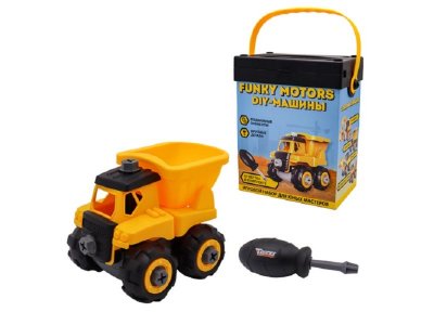 Игрушка Funky Toys DIY Самосвал с отверткой 1-00431574_1