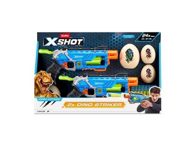 Набор игровой Zuru X-Shot Dino Attack Бластер - 2 шт.,  мишень - 2 шт., 24 стрелы 1-00431657_4