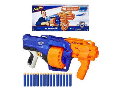 Игрушка Nerf Пулемет N-Strike Elite Surgefire, 15 снарядов 1-00431403_2