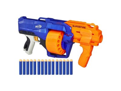 Игрушка Nerf Пулемет N-Strike Elite Surgefire, 15 снарядов 1-00431403_1