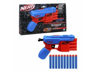 Игрушка Nerf Пистолет Alpha Strike Fang QS-4, 10 снарядов 1-00431406_2