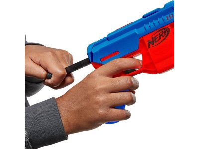 Игрушка Nerf Пистолет Alpha Strike Fang QS-4, 10 снарядов 1-00431406_4