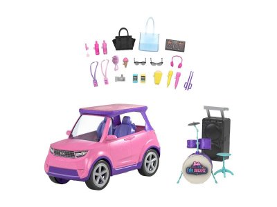 Набор игровой Barbie Big City Big Dreams: Машина для концертов, с 24 аксессуарами, для кукол высотой 1-00431419_4