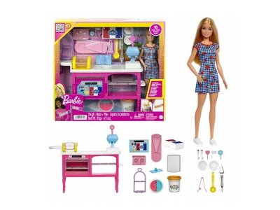 Кукла Barbie Careers Пекарня с аксессуарами, массой для лепки, наклейками, кухонными принадлежностям 1-00431421_2