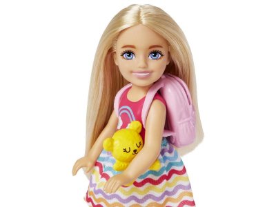 Кукла Barbie Chelsea Путешествие Челси, фигурка собачки и 6 аксессуаров 1-00431424_4