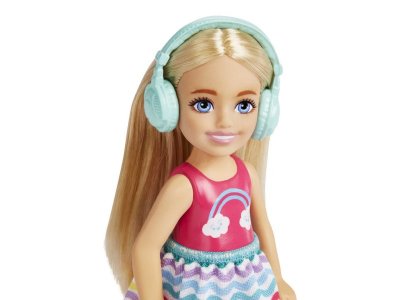 Кукла Barbie Chelsea Путешествие Челси, фигурка собачки и 6 аксессуаров 1-00431424_5