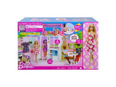 Кукла Barbie Playhouse Переносной летний домик, с аксессуарами, фигуркой питомца 1-00431431_3