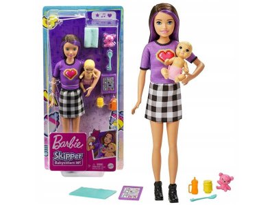 Кукла Barbie Skipper Babysitters Inc работает няней, с аксессуарами, приспособлениями для кормления 1-00431433_2