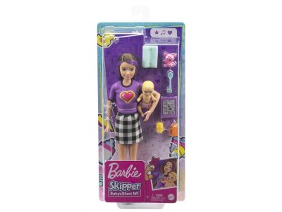 Кукла Barbie Skipper Babysitters Inc работает няней, с аксессуарами, приспособлениями для кормления 1-00431433_3