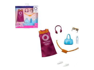 Одежда для куклы Barbie Sports 1 наряд с аксессуарами для куклы 22 см 1-00431435_6