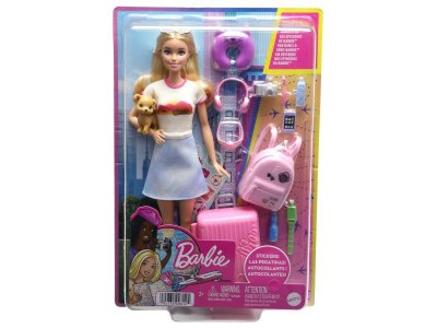 Кукла Barbie Travel Путешествие, фигурка собачки и аксессуары для путешествий 1-00431436_3