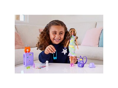 Кукла Barbie Travel Барби-путешественница, с аксессуарами, чемоданом и фигуркой собаки 1-00431437_7