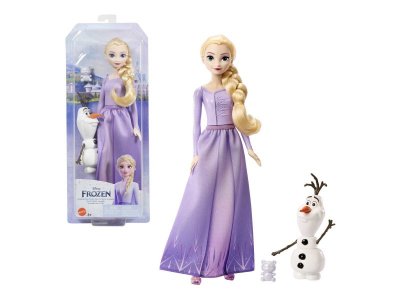 Набор игровой Mattel Disney Frozen Эльза и Олаф (кукла 30 см, с фигурками снеговика и медвежонка) 1-00431442_2