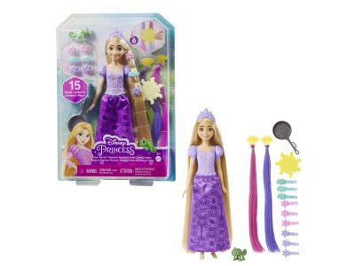 Кукла Mattel Disney Princess Сказочные волосы Рапунцель, с аксессуарами, две дополнительные пряди во 1-00431450_2