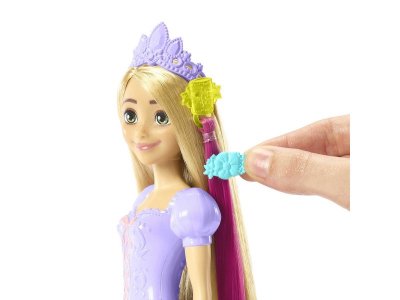Кукла Mattel Disney Princess Сказочные волосы Рапунцель, с аксессуарами, две дополнительные пряди во 1-00431450_8